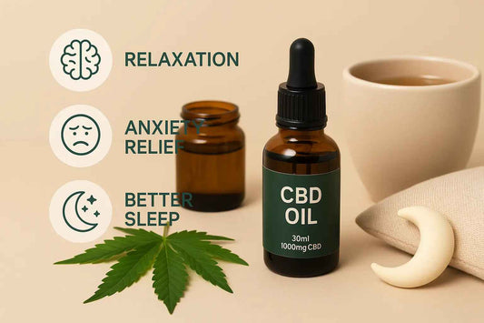 Featured image for the CBD, stress and sleep evidence overview