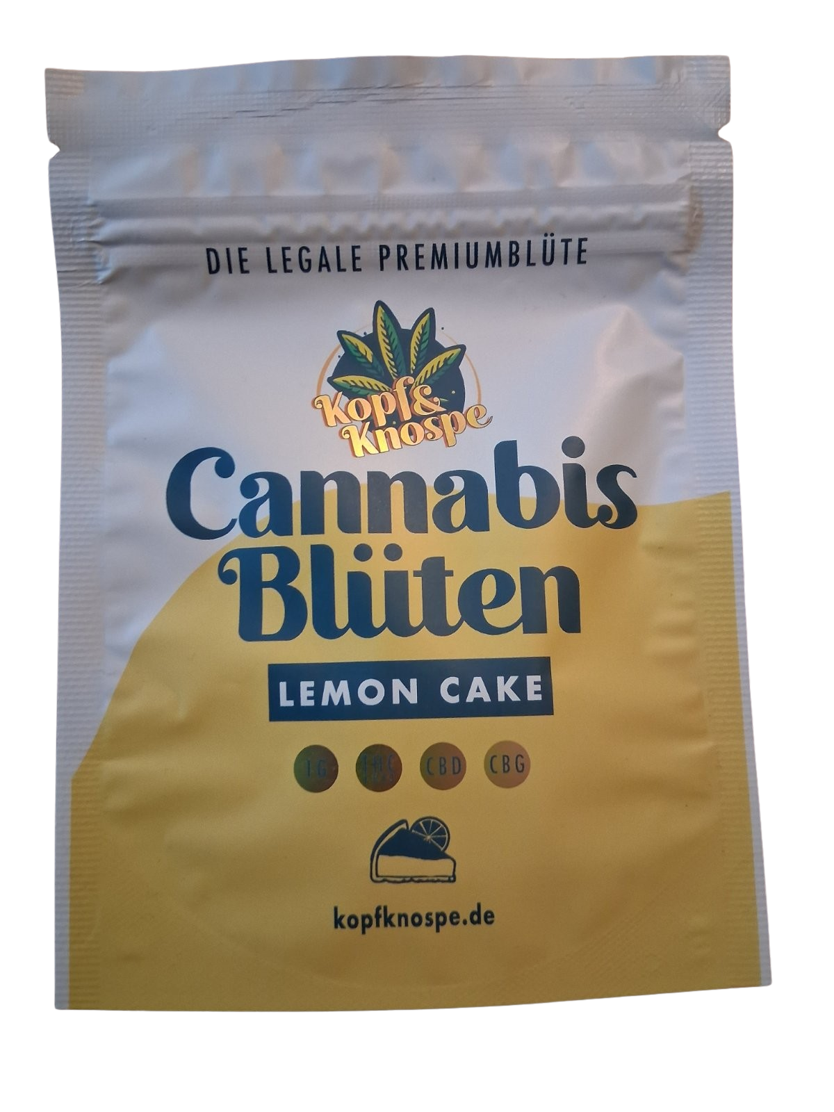 FLEUR DE CANNABIS CBD & CBG GÂTEAU AU CITRON, 1g