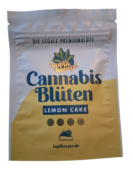 FLEUR DE CANNABIS CBD & CBG GÂTEAU AU CITRON, 1g